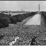 28 août 1963. Washington, DC. Plus de 250.000 manifestants face au Lincoln Memorial.